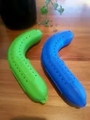Original BANANA GUARD Protector Case x 2 - NEW! BPA FREE! Recyclable!