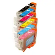 6 PK New Combo Ink Set w/ PC PM for CLI-8 Pixma iP6600D iP6700D
