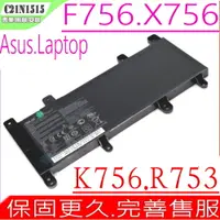 在飛比找PChome24h購物優惠-ASUS電池-華碩 C21N1515,X756,X756U,