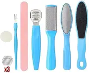 AIMALL 8pcs Manicure Foot Rasp File Hard Dead Skin Remover Pedicure Peeling Tools Kit： Manicure Foot Rasp, Callus Remover, Dead Skin Exfoliator, Pedicure Scissors