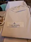 Fabdreams Organic Cotton 400 Ct Twin Sheet Set Dark Grey New...open Box