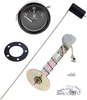 Car Fuel Level Gauge Universal Fuel Sensor E-1/2-F Pointer Meter 12V 2"/52mm Universal Fit for Car SUV Fuel Level Gauge Meter
