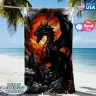 Dragon Oversize Beach Towel Quick Dry Soft Microfiber Bath Towels Extra Large