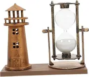 BESPORTBLE Vintage Sand Timer Retro Decorative Sandglass for Living Table Decor Unique Home Accent Longlasting and Mesmerizing Timepiece Housewarming Present