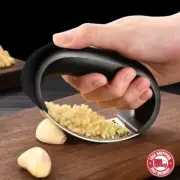 Garlic Press Chopper Stainless Steel Curved Masher Mincer Ginger Cutter New