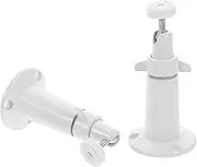 Angoily 2pcs Camera Bracket Adjustable Wall Holder Indoor Camera Mount Security Mounting Bracket Outdoor Wall Mount Adjustable Wall Mount Adjustable Security Holder Aluminum Alloy White