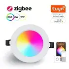 10W/15W RGB LED Downlights Dimmable Smart Bluetooth Wifi Zigbee For Google Alexa