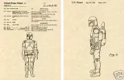 US Patent of BOBA FETT Art Print READY TO FRAME!! Star Wars figure Lucas Bounty