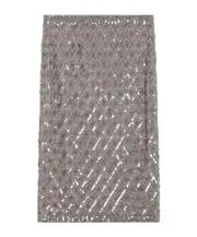 sequined skirt L,M grey