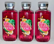 3 Hibiscus Guava Fresca Body Wash Bath & Body Works 10 oz