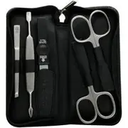 Dukas Solingen 9350 Genuine Leather Manicure Set Black