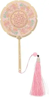 Ipetboom Small Travel Mirror Handheld Hair Mirror Vintage Style Tassel for Makeup Portable Vanity Mirr