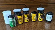 Six (6) Rolls 35mm Color print/slide film, various Kodak and Fujicolor (expired)