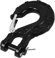 HEALEEP Forged Trailer Hook Winch Clevis Hook for Towing Tow Slip Hook Heavy Duty Swivel Hook Heavy Duty Slip Hook International Tow Hook Clevis Hook for Alloy Steel Black