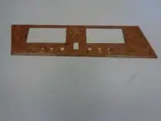 CARVER 7027 BLANK WOODGRAIN SWITCH / BREAKER / STORAGE PANEL 33" X 9 1/2" BOAT