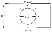 NEW TOA TBF-100 Tile Bridge for PC580R, PC580RC, PC671R, PC671RC