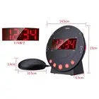 Snooze Adjustable Digital Vibration Alarm for Heavy Sleepers Available