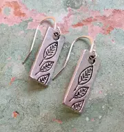 New Sterling Silver Earrings Sundance charm artisan simple minimalist jewelry