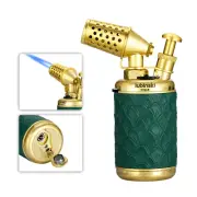 Lubinski Metal Cigar Lighter Punch 1 Jet Flame Torch Refillable Luxury Gift Box