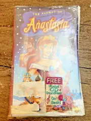 The Secret Of Anastasia VHS Clamshell Case w/ Music CD UAV Gold NEW