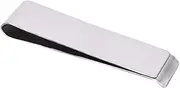 [BESTYASH] Stainless Steel Money Clip Wallet Minimalist Cash and Credit Holder for Men and Women for Secure Storage of Notes and Cards Sleek Front Pocket Accessory