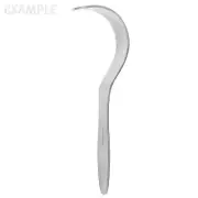 DEAVER Retractor, 3/4" wide Blade, 7.0", Flat Grip
