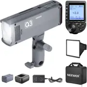 NEEWER Q3 200Ws 2.4G TTL Flash (2Nd Version), 1/8000 HSS Strobe Light Photograph