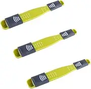 3Pcs Adjustable Kitchen Measuring Spoon with Gram Scale, Ideal for Salt, Milk Powder Measurement, Household Kitchen Spoon with Scale Markings