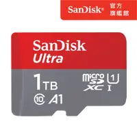 在飛比找PChome24h購物優惠-SanDisk Ultra microSDXC UHS-I 