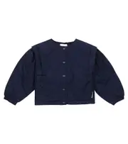 [The New Society] The New Society Colette padded cotton jacket Y 6 blue