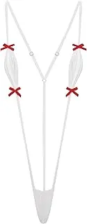 [Loodgao] Women's Sling Shot Teardrop Extreme Mini Bikini G-String Thongs Teddy Sleeveless Swimsuits