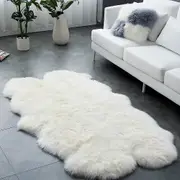 180x110cm Soft Fluffy Fur Non Slip Faux Sheepskin Rug