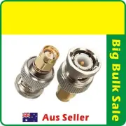 2 x BNC Male to SMA Male Adaptor Connector