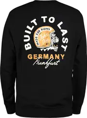 John Doe Built to Last, sweatshirt , color: Black/White/Orange , size: S