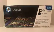 HP 124A Q6000A Black Toner Cartridge Genuine OEM New Sealed