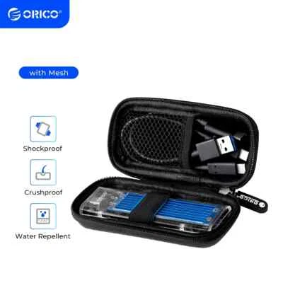 ORICO M.2 Hard Disk Case EVA Portable SSD Storage Protection Bag for M.2 SSD