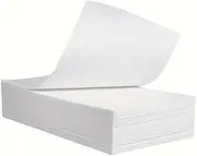 50 X Absorbent Commode Pads, Pack of 50 9 X 5 Large Sheets Bedside Commode Pads for Disposable Portable Commode, Bedside Chair or Bedpans, Reduces Odour.