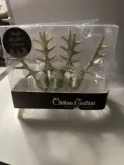 Set of 3 Rudolph Christmas Tree. Decorations DWK154