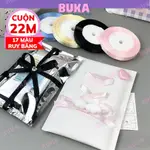 22M BUKA RIBBON ROLL 用於包裝鮮花的可愛禮物、製作蝴蝶結的包裝禮物