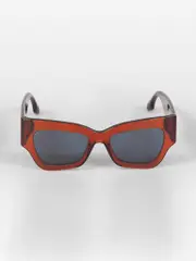 Red Butterfly Blue Tinted Sunglasses