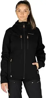 [Swedemount] Women's Nordkap Softshell Jacket, Softshell Jacket, Wind and Water-Repellent Softshell Material for All Outdoor Activities