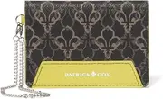 [Patrick Cox] PXLWDCP1 Pass Case, Baron 2, Renewal, Thin, Brand Logo, Yellow, Yellow, one Size