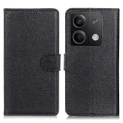 For Xiaomi Redmi Note 13 5G Case PU Leather Litchi Texture Flip Wallet Phone Protector