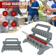 Barbecue Skewer Grill Tool Foldable Outdoor BBQ kebab Mold Skewer Meat Skewer