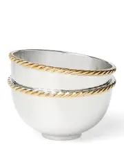Reed & Barton Roseland Nut Bowl, Set of 2