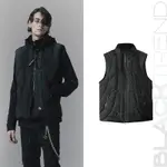 【BLACK.TREND】SQUD SQUADUNIDENTIFIED 20AW 分割拼接隱藏連帽鋪棉馬甲