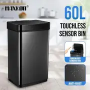60L Rubbish Bin Dustbin Recycling Bins Automatic Trash Can Touch-free Kitchen Waste Garbage Bin