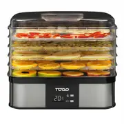 TODO 250W Stainless Steel Food Dehydrator Preserve Yogurt Fruit Dryer Jerky Maker