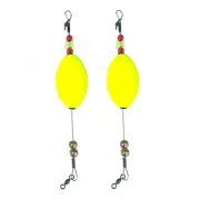 Popping Cork Float Rig Weighted Fishing Bobbers Floats Fishing Corks Popping 2pc