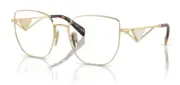 Prada Optical Frame 0PR A54VD ZVN1O1 - Pale gold 55-18-140